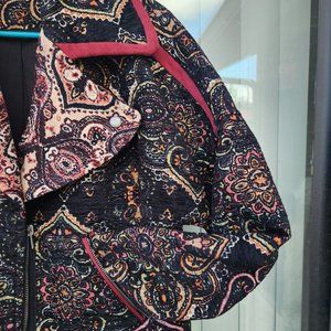 Free People Movement Jacket Coat Moto Labyrinth